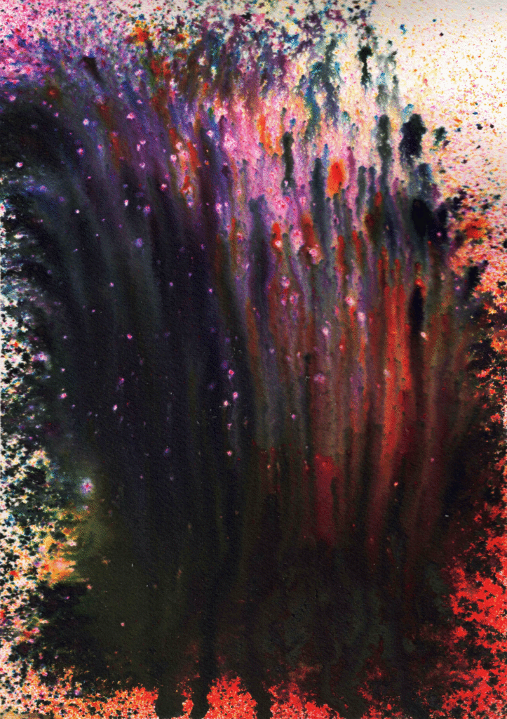 Abstract watercolor 1 - Original Painting, 12 x 16