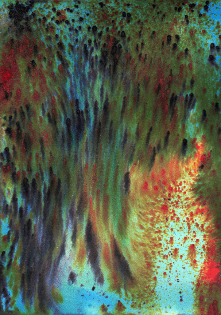 Abstract Watercolor 02 - Original Painting, 12 x 16