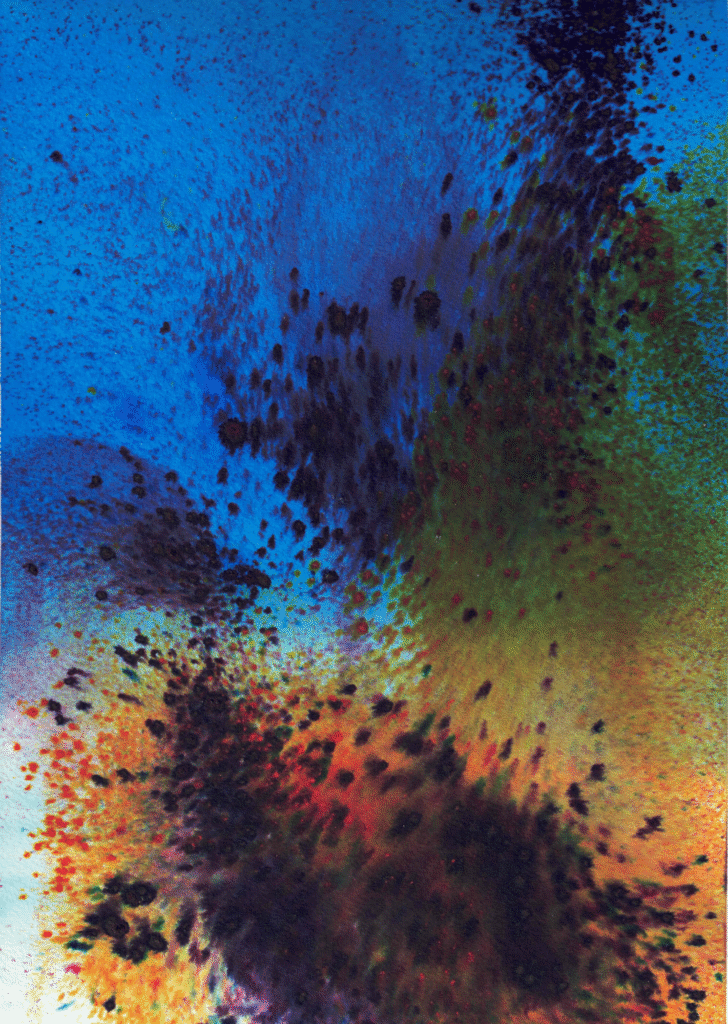 Abstract Watercolor 03 - Original Painting, 12 x 16